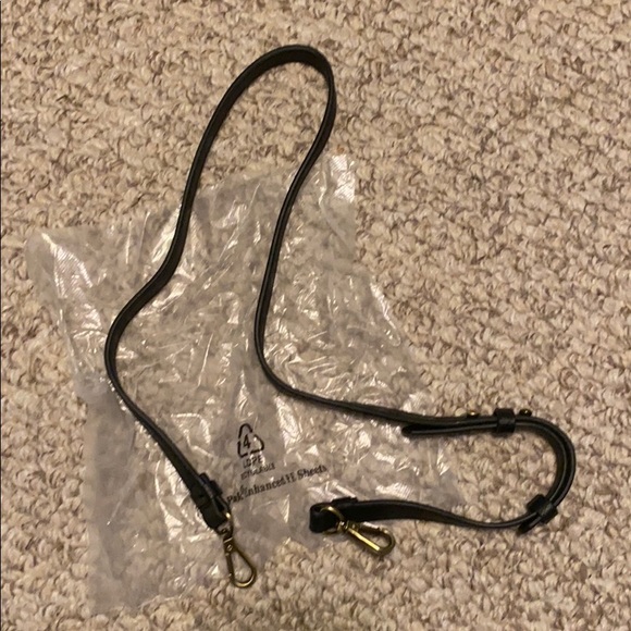 Faux Leather American Eagle Black Crossbody Tote - Picture 4 of 6